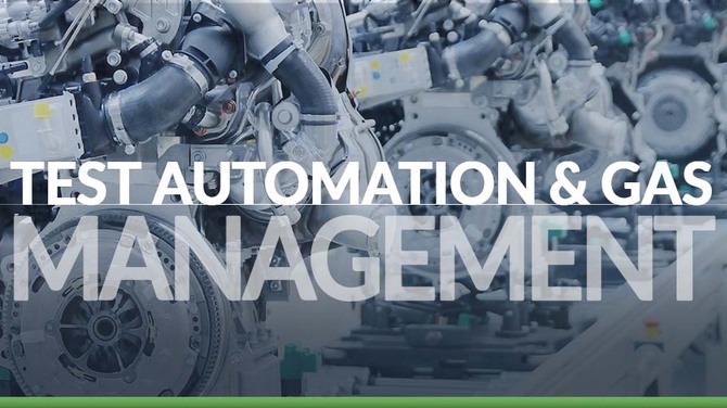 Test Automation & Gas Management header