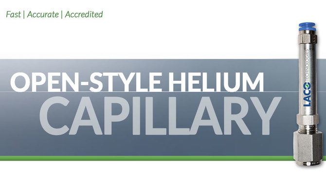 Open-Style Helium Capillary header