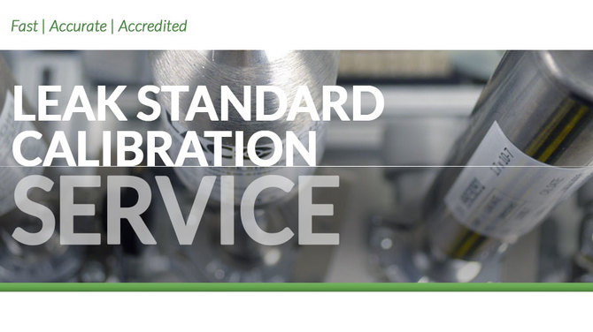 Leak Standard Calibration Service header