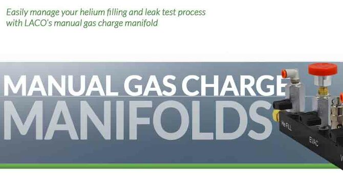 Manual Gas Charge Manifolds header