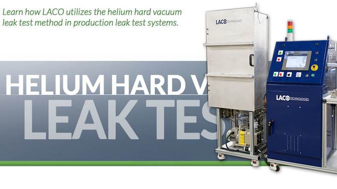 Helium Hard Vacuum Leak Test Systems header