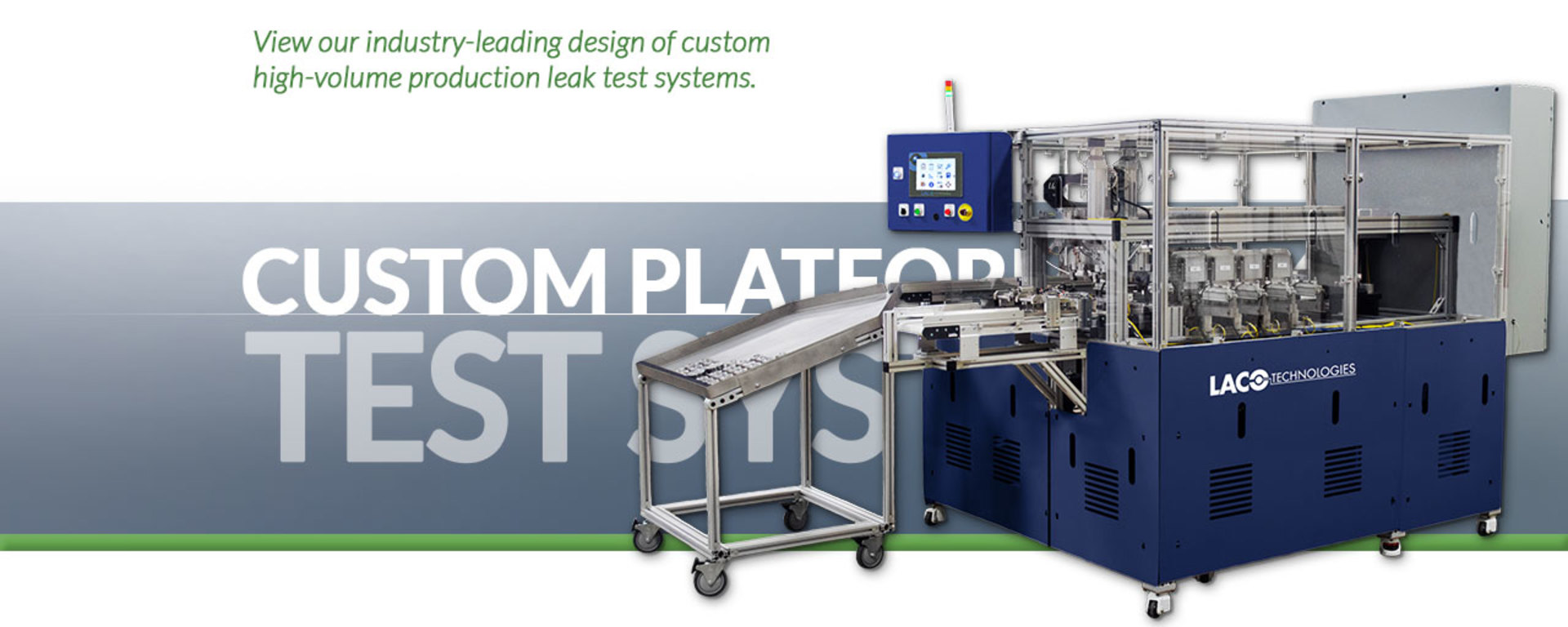 Custom Platform Leak Test Systems