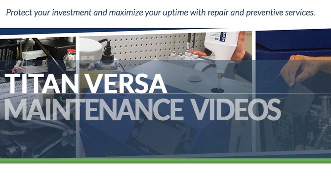 TITAN VERSA Maintenance Videos Banner
