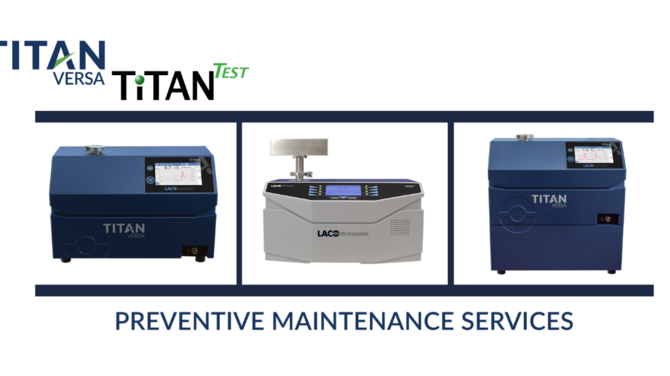 TITAN VERSA, TITAN TEST Preventative Maintenance Services header