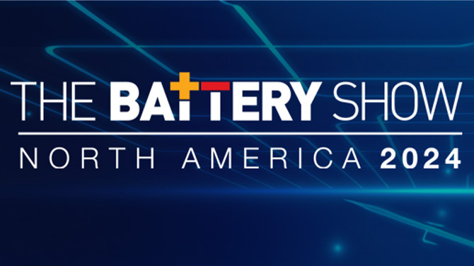 The Battery Show 2024 banner