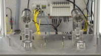 Dual Chamber Turnkey Leak Test System, open vacuum chambers