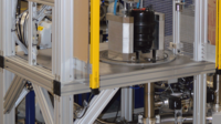 Close up FLEXSTATION™ Leak Test System for Air Brake Actuators