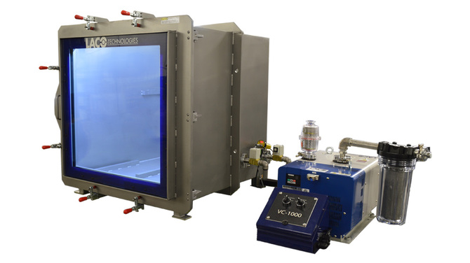 Product Testing Vacuum System with Cube Chamber